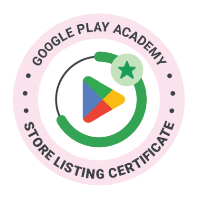 Certification - Google Play Academy - Store Listing Certificate from Google
